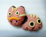 キャラ弁❈福島のあかべこオニギリ作り方6写真