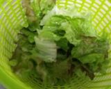 レタスとベーコンのみそ汁作り方1写真