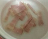 レタスとベーコンのみそ汁作り方3写真