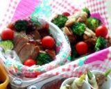 運動会のお弁当☆2014妖怪ウォッチ作り方3写真