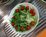エリンギ好きの♪水菜サラダ作り方2写真