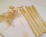 白アスパラのクリームパスタ*黒トリュフ添作り方1写真