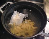 白アスパラのクリームパスタ*黒トリュフ添作り方5写真
