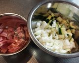 冷やご飯でオムライス風トマトリゾット作り方1写真