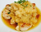 鶏もも肉のさっぱりおろし煮作り方4写真