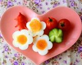 竹串でお花のゆで卵＊キャラ弁おかずに＊作り方10写真