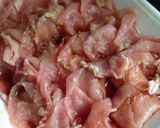 豚肉の生姜焼き＊ニラもやし炒め添え作り方1写真