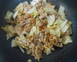 豚肉とキャベツのオイスターソース炒め丼作り方11写真