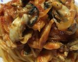 牡蠣のトマトソースパスタ作り方16写真