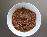 お弁当やおつまみに☆肉そぼろ入りいも餅。作り方2写真