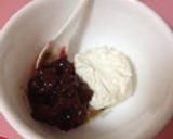 幸せ朝食☆あんことヨーグルでトースト作り方2写真