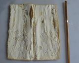 薄揚げで千切りキャベツを挟んで焼く作り方1写真