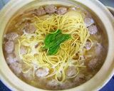 安い食材で旨い！豚肉団子と大根の中華鍋作り方3写真