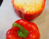 パプリカの卵ご飯詰め作り方3写真