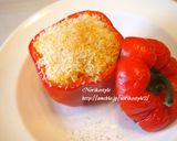 パプリカの卵ご飯詰め作り方4写真