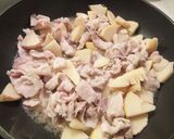 *たけのこと豚肉の卵とじ丼*作り方2写真