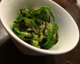 ピーマンの塩昆布和え作り方6写真