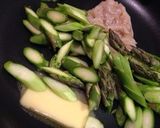 ホタテのひもとアスパラのカレー炒め作り方1写真