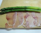 フルーツソースでアスパラ生ハム巻作り方1写真