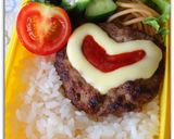 ハンバーグ ✿チーズ♡ケチャップ✿作り方7写真