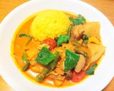 グリーンカレーピラフ ∞ 炊き込みごはん作り方12写真