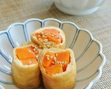 簡単♡人参の油揚げ巻きの煮物☺お弁当にも作り方12写真