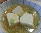 簡単♡豆腐と枝豆の冷製卵スープ作り方5写真