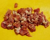 超簡単♪冷しトマトと豚肉のカリカリサラダ作り方1写真