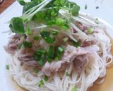 らっきょ冷しゃぶ素麺作り方4写真
