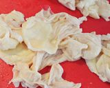 簡単・節約☺鶏皮の甘辛コチュジャン炒め作り方1写真