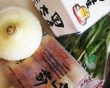 水菜と新玉ねぎのサラダ作り方1写真