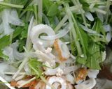 水菜と新玉ねぎのサラダ作り方5写真