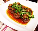 つくね風ハンバーグのネギまみれ作り方5写真