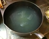 十三浜ワカメうどんの茹で汁でミルクスープ作り方1写真