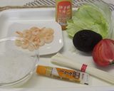 カロリーハーフ？しらたきそうめんサラダ作り方1写真