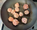 mしょうが焼き風豚こま団子作り方2写真