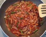 あんかけ和風ナポリタン揚げ焼きそば♡作り方3写真