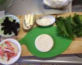 餃子の皮で巻き巻き揚げ＊作り方1写真