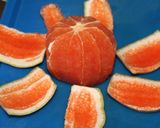 鶏肉とグレープフルーツとほうれん草サラダ作り方1写真