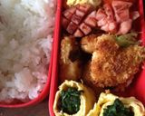 お弁当に♪ほうれん草のクルクル巻き作り方5写真