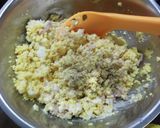 ゆで卵とツナの包み揚げ作り方3写真