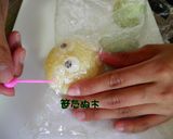 子どもが自分で作るキャラ弁＊いも虫ちゃん作り方9写真