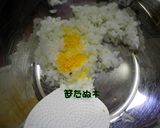 子どもが自分で作るキャラ弁＊いも虫ちゃん作り方3写真