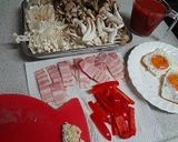 きのこベーコンのクリームトマトジュース煮作り方2写真