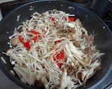 きのこベーコンのクリームトマトジュース煮作り方5写真
