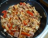 きのこベーコンのクリームトマトジュース煮作り方6写真
