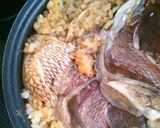 お祝いにも♪超簡単☆玄米でモチモチ鯛飯作り方3写真