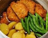 ささっと副菜＠さつま揚げと春野菜の田舎煮作り方4写真