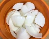 レンジで簡単！新たまの食べるトマトスープ作り方1写真
