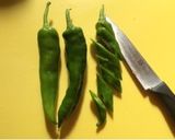 かき醤油で甘とうがらし作り方1写真